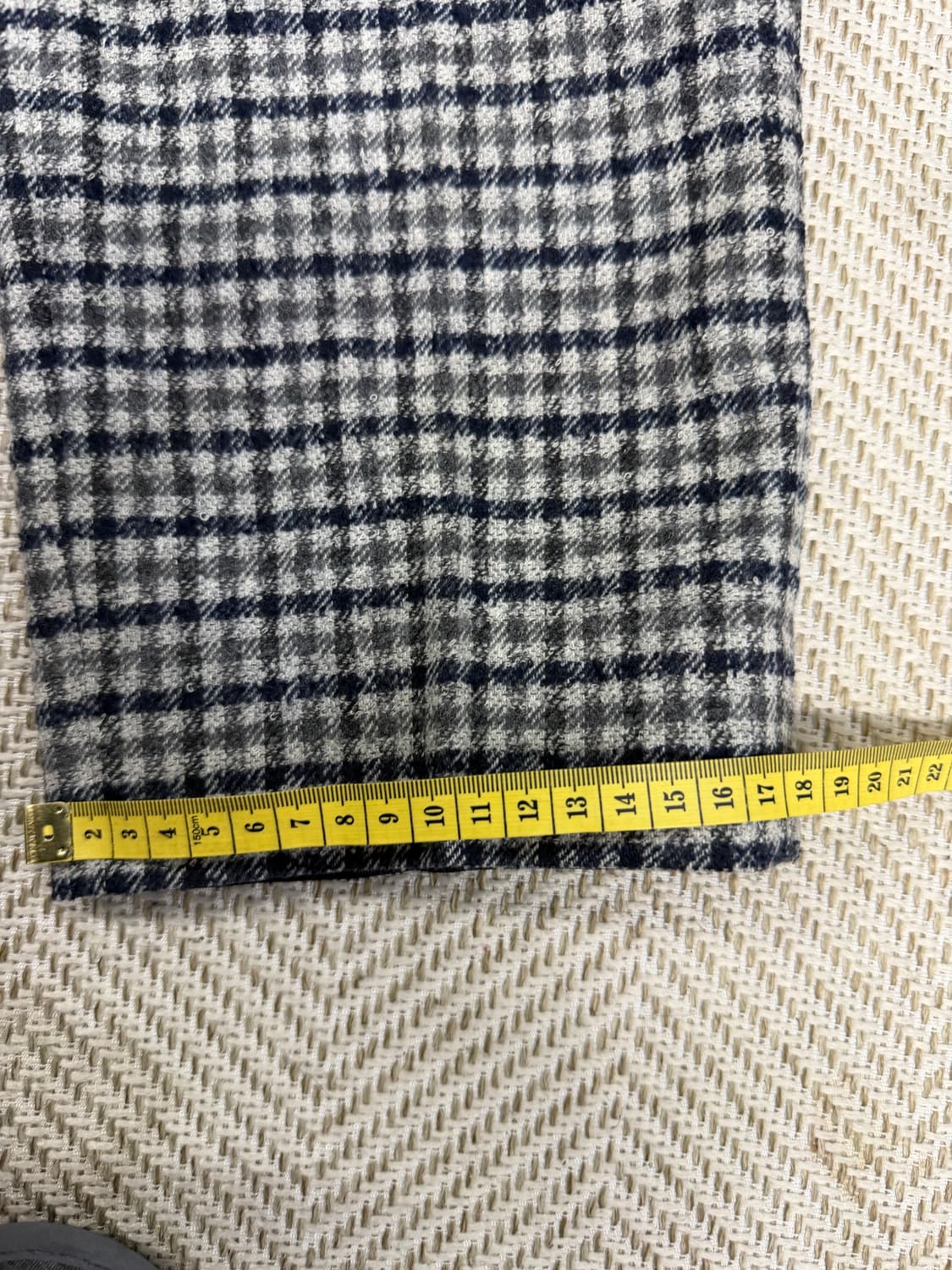 정품) 수트서플라이 체크 패턴 바지 48(32) 상품이미지10