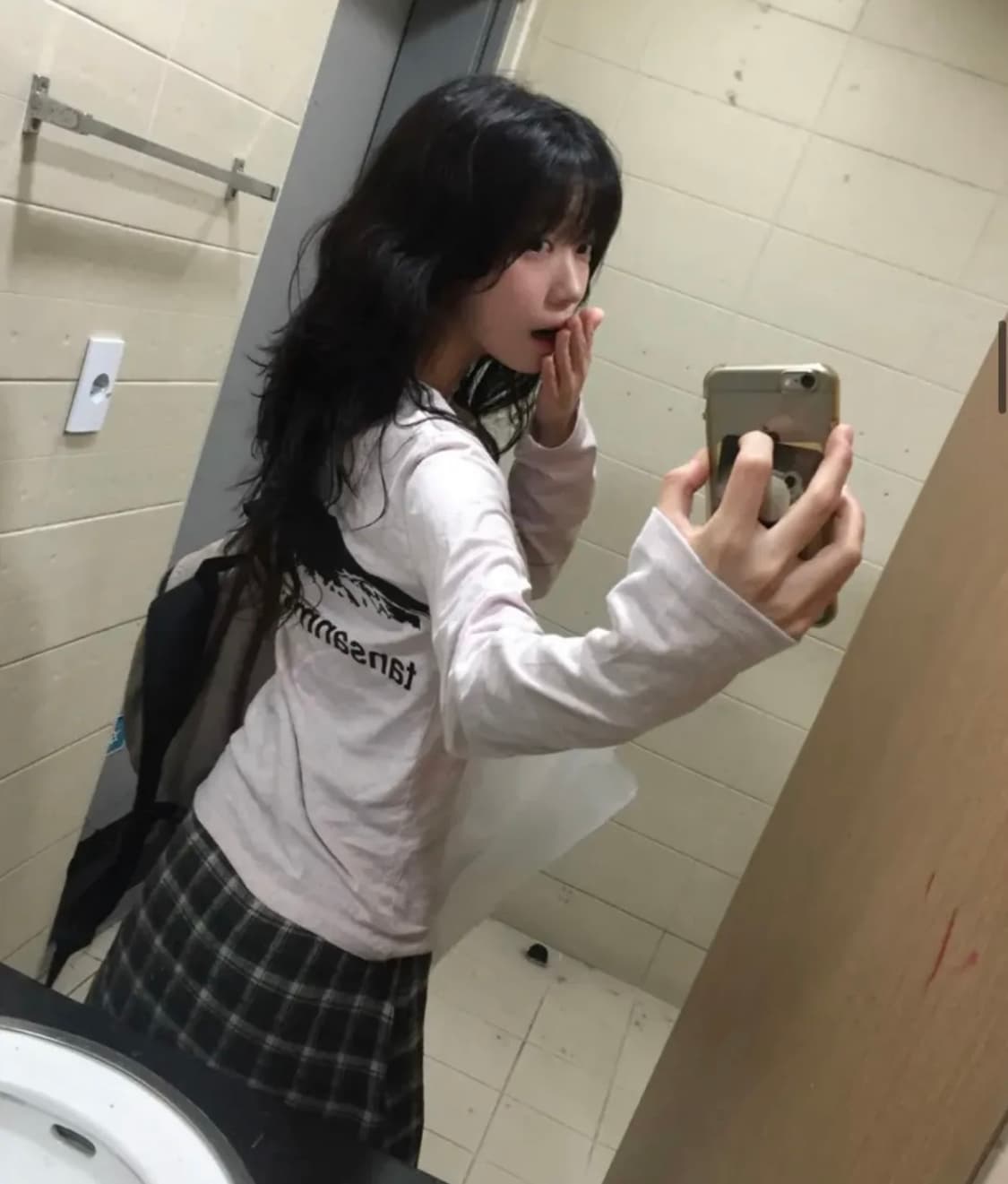 탄산마그네슘 마운틴 롱슬리브 라이트핑크 상품이미지2