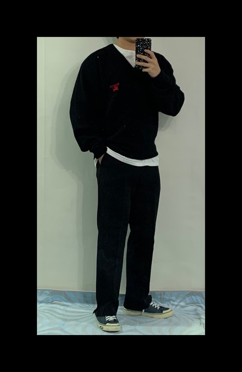 버버리 블랙 렘스울니트(정품) 상품이미지3