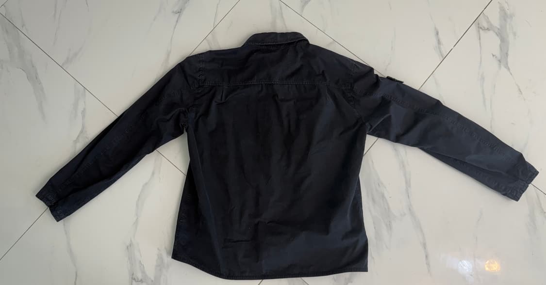 [24FW/L] 스톤아일랜드 워디드 코튼 캔버스 오버셔츠 자켓 백화점판 상품이미지2