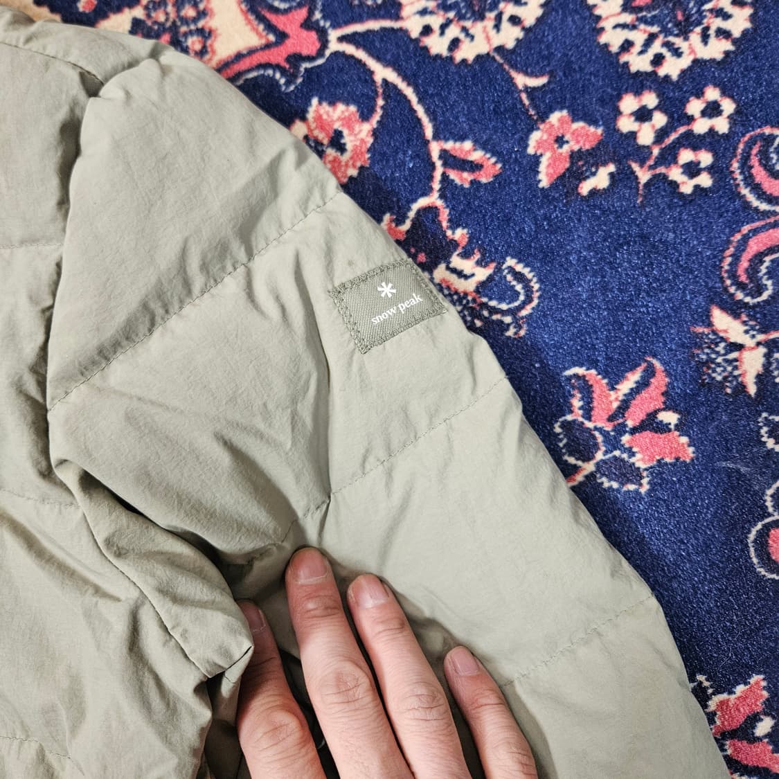 스노우피크 22fw 픽플라잉 다운 경량 라운드 패딩 점퍼 85size 상품이미지4