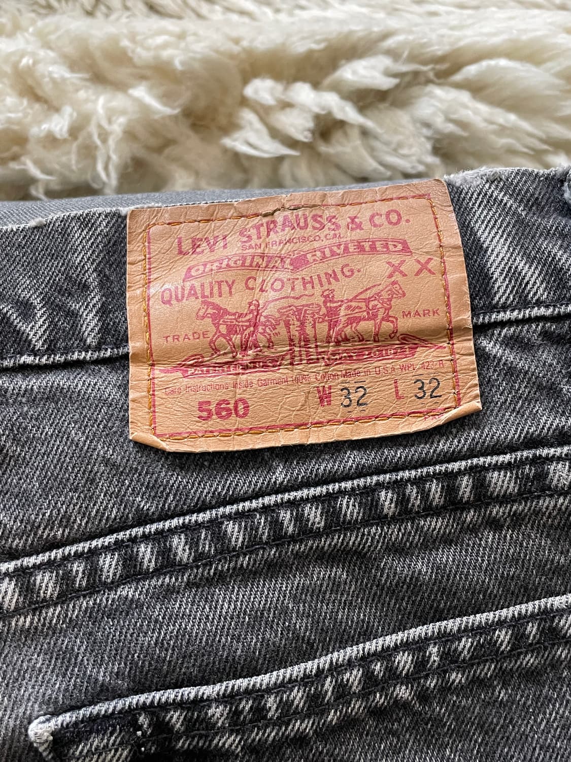 리바이스560 데님 팬츠 상품이미지3