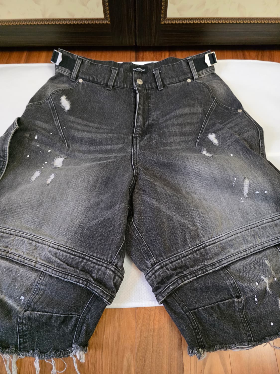 파프롬왓 레이어드 워크 쇼츠 팬츠 상품이미지1