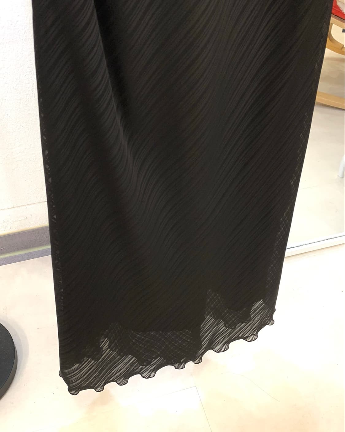Black Textured Shift Dress  상품이미지6