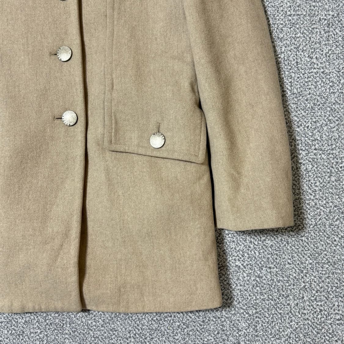 SYSTEM 시스템 베이지 후드 코트 상품이미지4