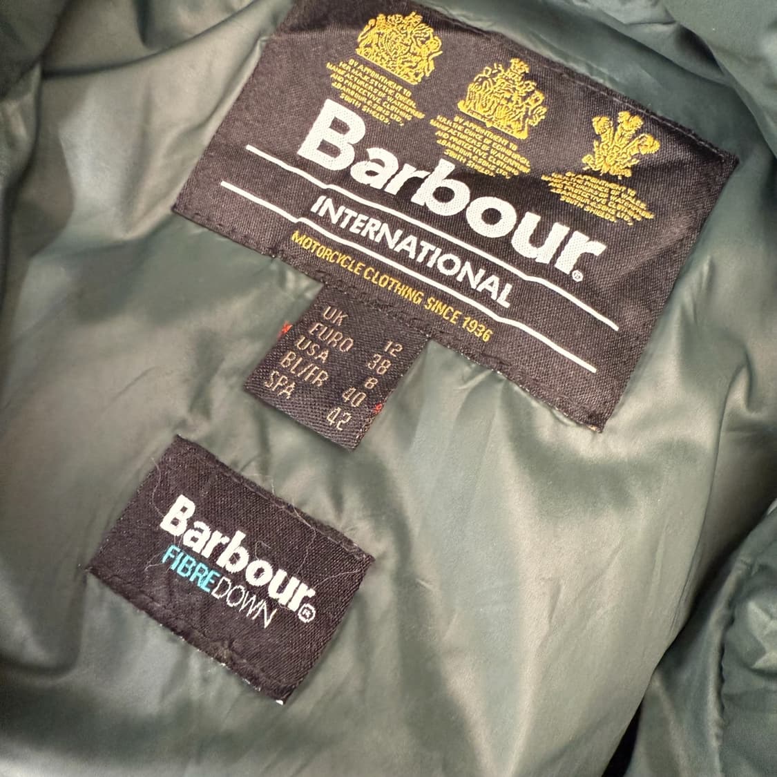 바버 벨티드 라이트패딩 r1971  상품이미지7