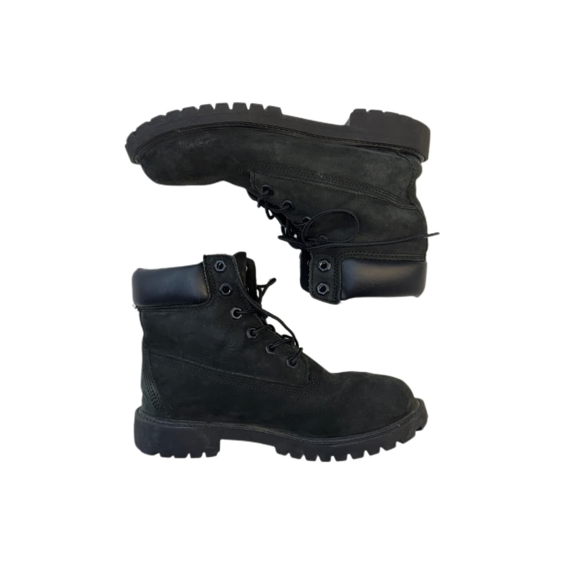 팀버랜드 6인치 레더 프리미엄 워커 부츠 블랙 235 상품이미지3