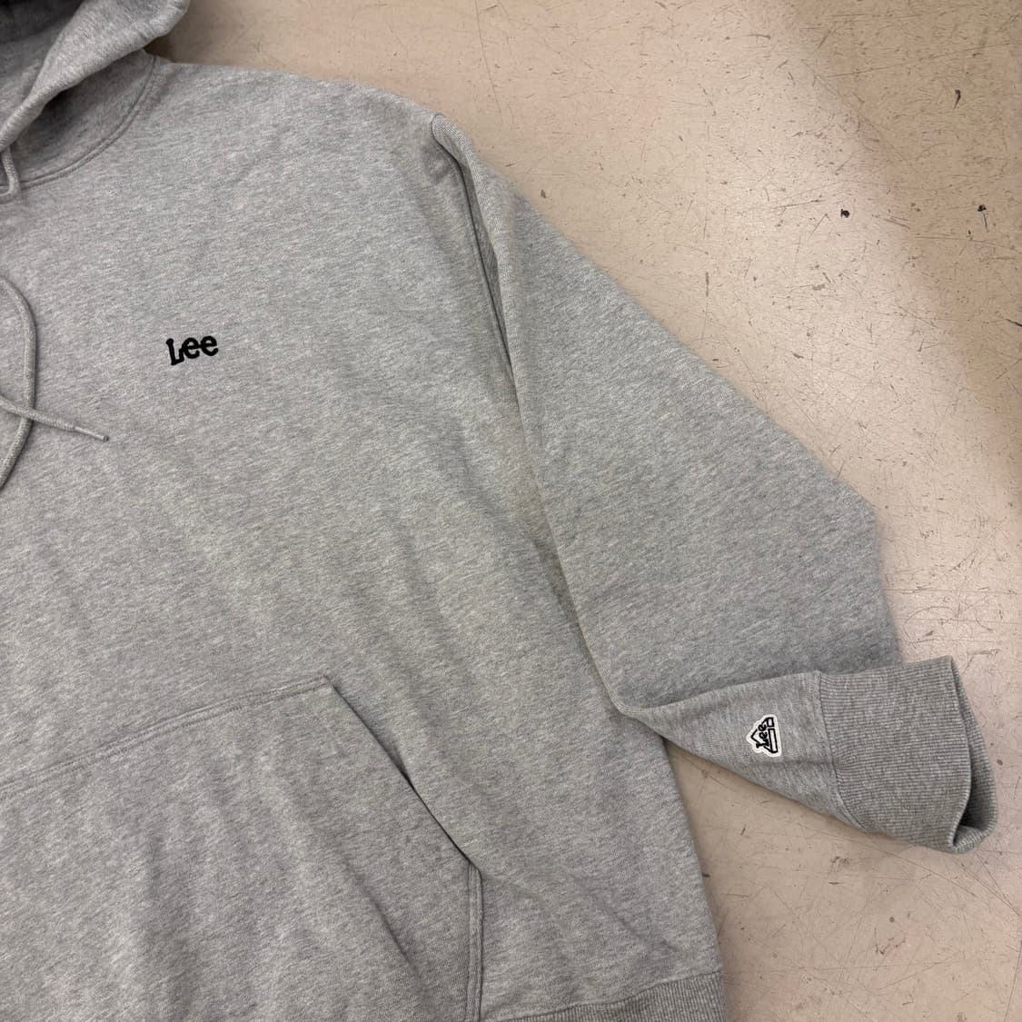 나이키 스몰로고 그레이 후드티 상품이미지2