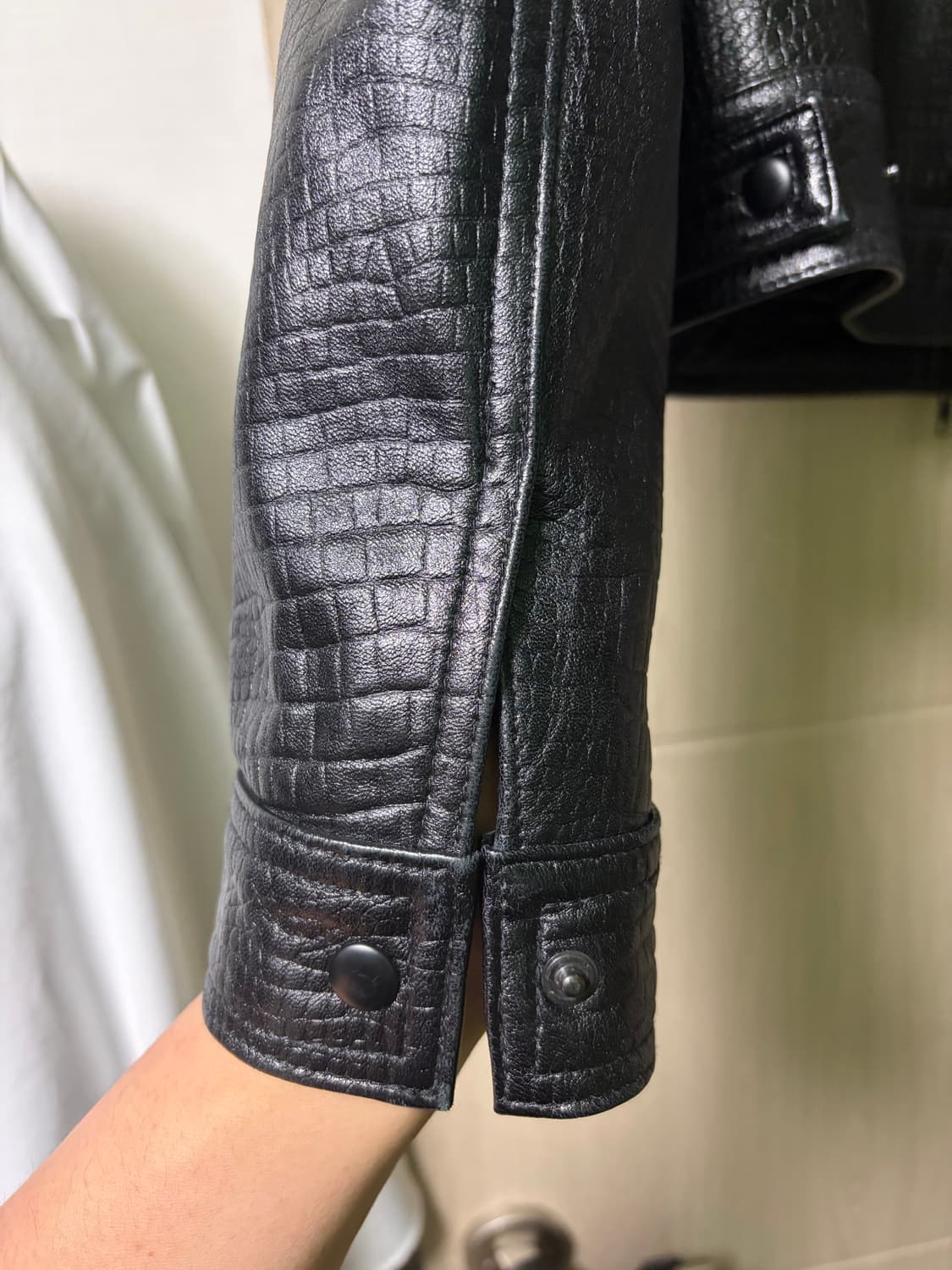 [48] 엘무드 카이만 램스킨 트러커 자켓 상품이미지4