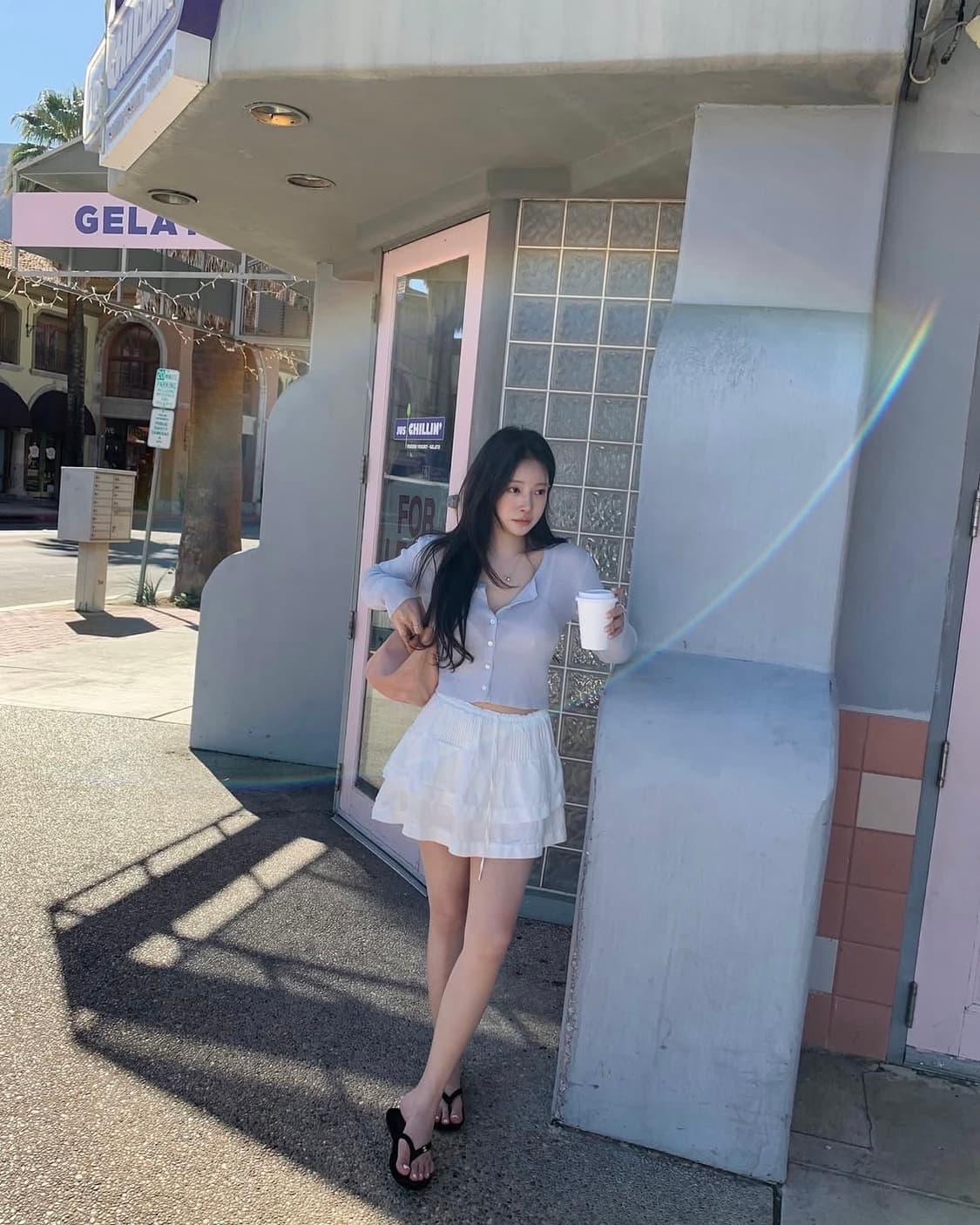 [새제품]더위시리즈 보나 캉캉 스커트 아이보리 상품이미지3