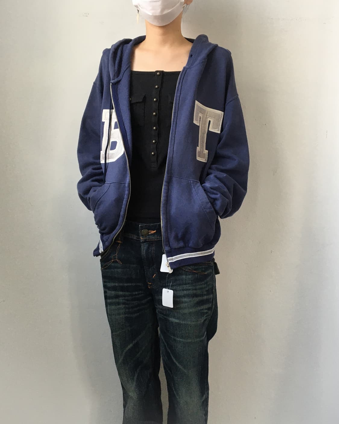 patch point hood zip up 상품이미지5