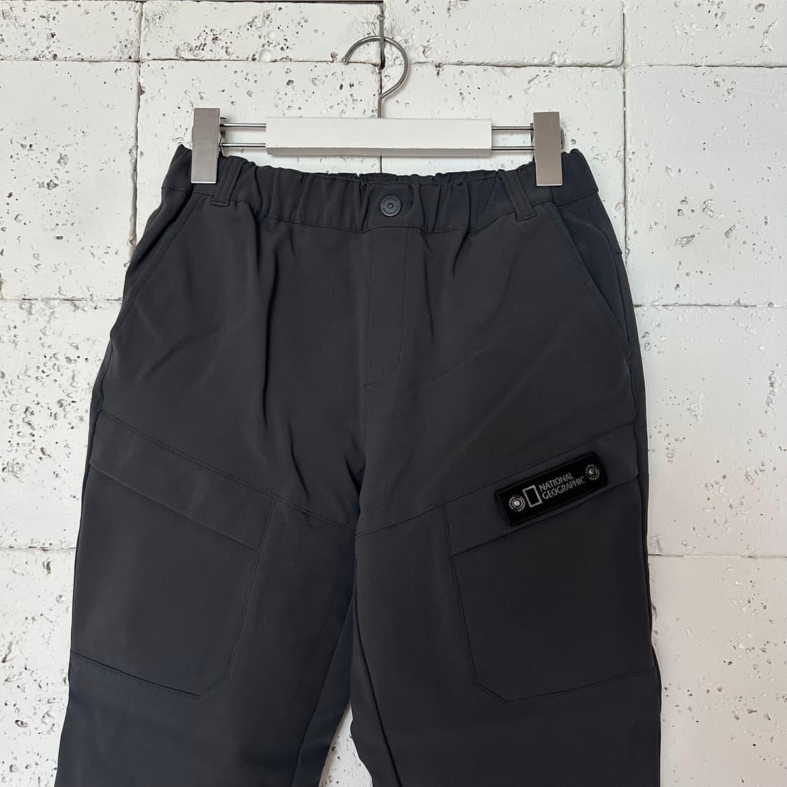 우먼S 내셔널지오그래픽 바지 차콜 그레이 상품이미지2