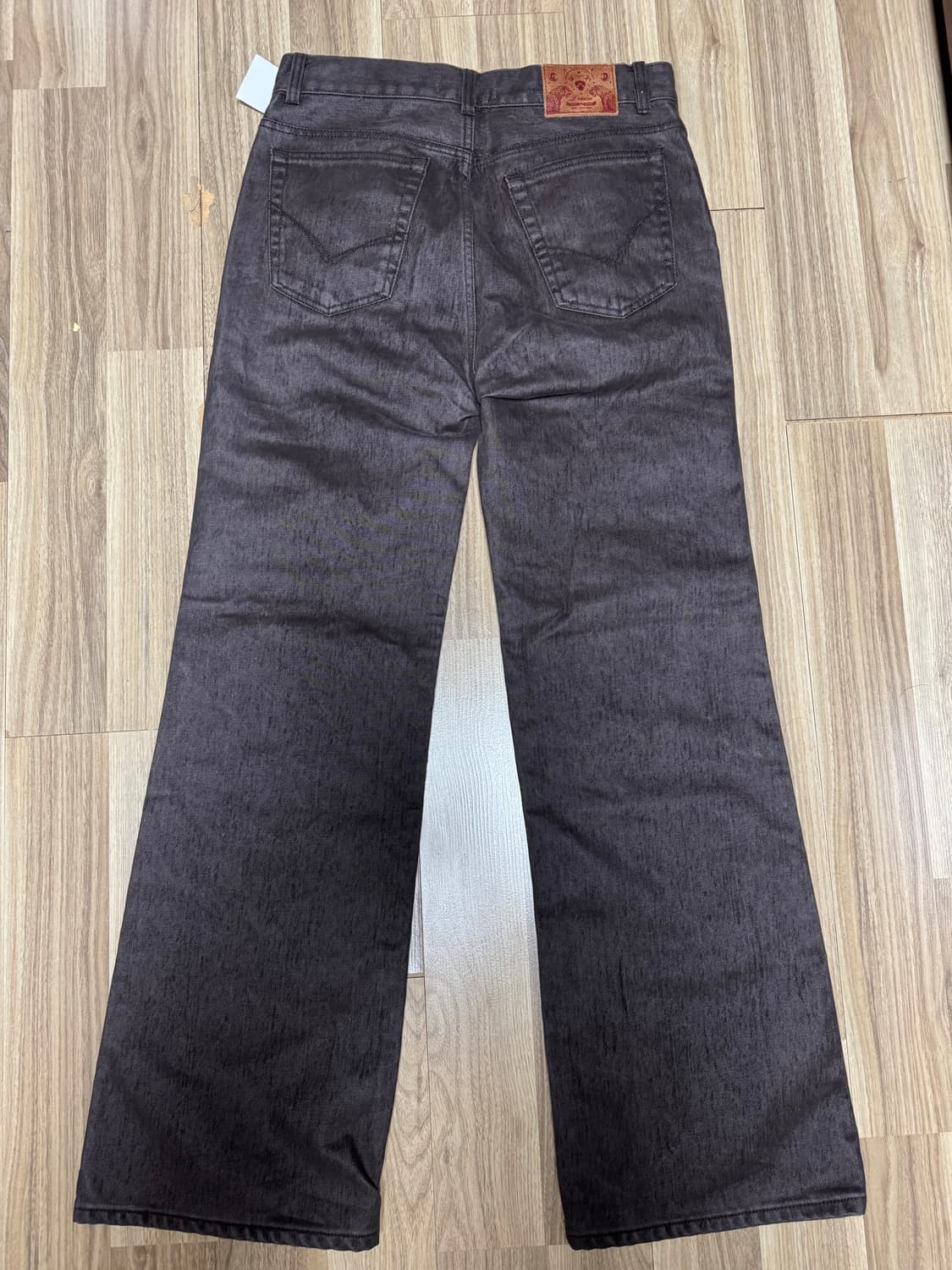 (새상품) 엘무드 레논 플레어 코튼 팬츠 / 벨벳틴 브라운 46사이즈 상품이미지2