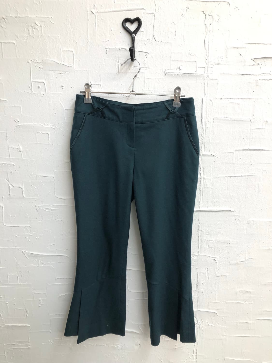 teal bell flare pants 상품이미지4