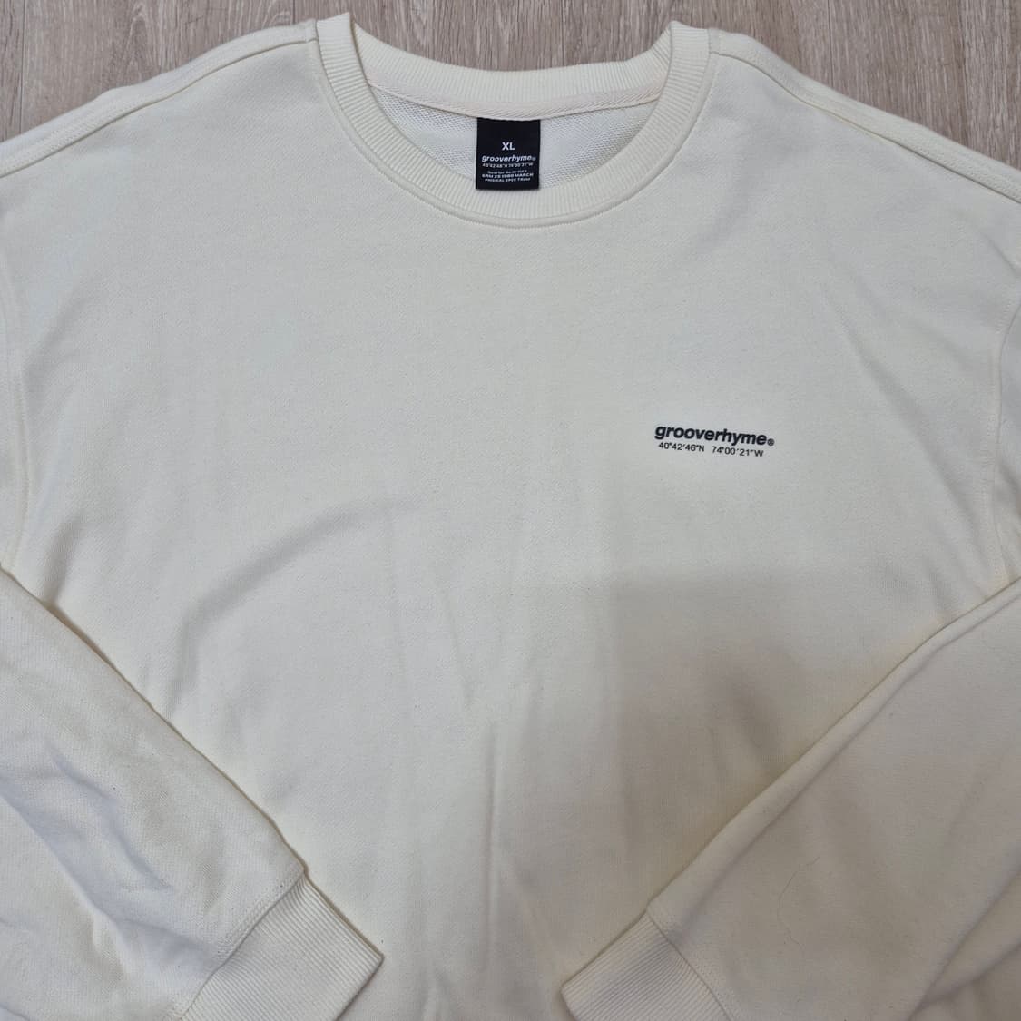 그루브라임 빅로고 프린팅 맨투맨 상품이미지2