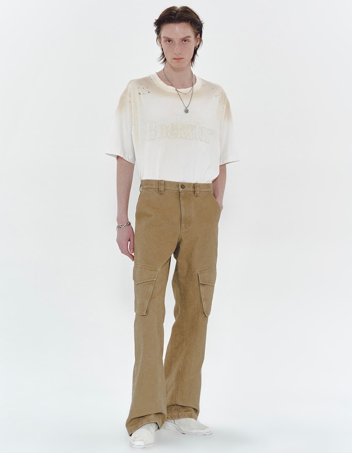 MMIC / 피에르 카고팬츠 (베이지) / S 상품이미지2