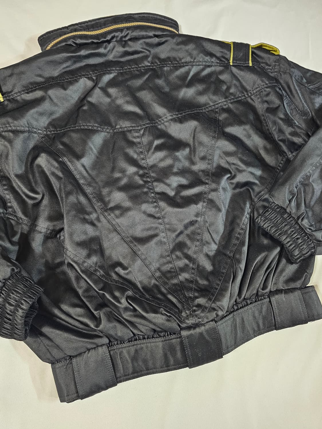 [XXL] Mr.Gelico 빈티지 레이싱 크롭 봄버 자켓 점퍼 상품이미지6