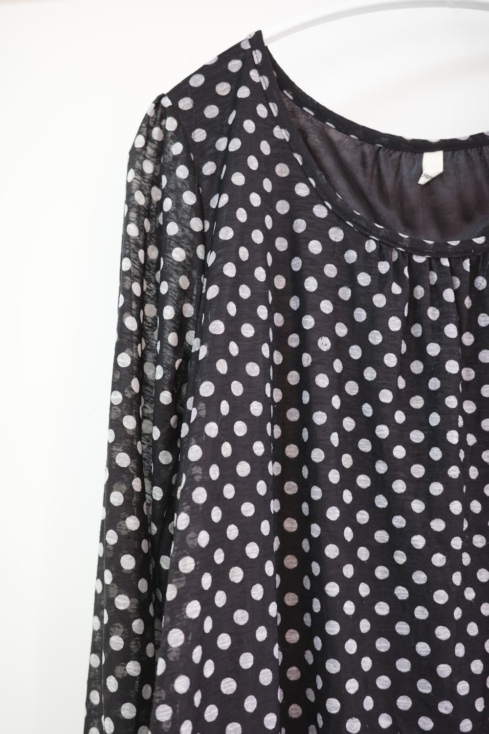 Dot layered sleeve tee 상품이미지4