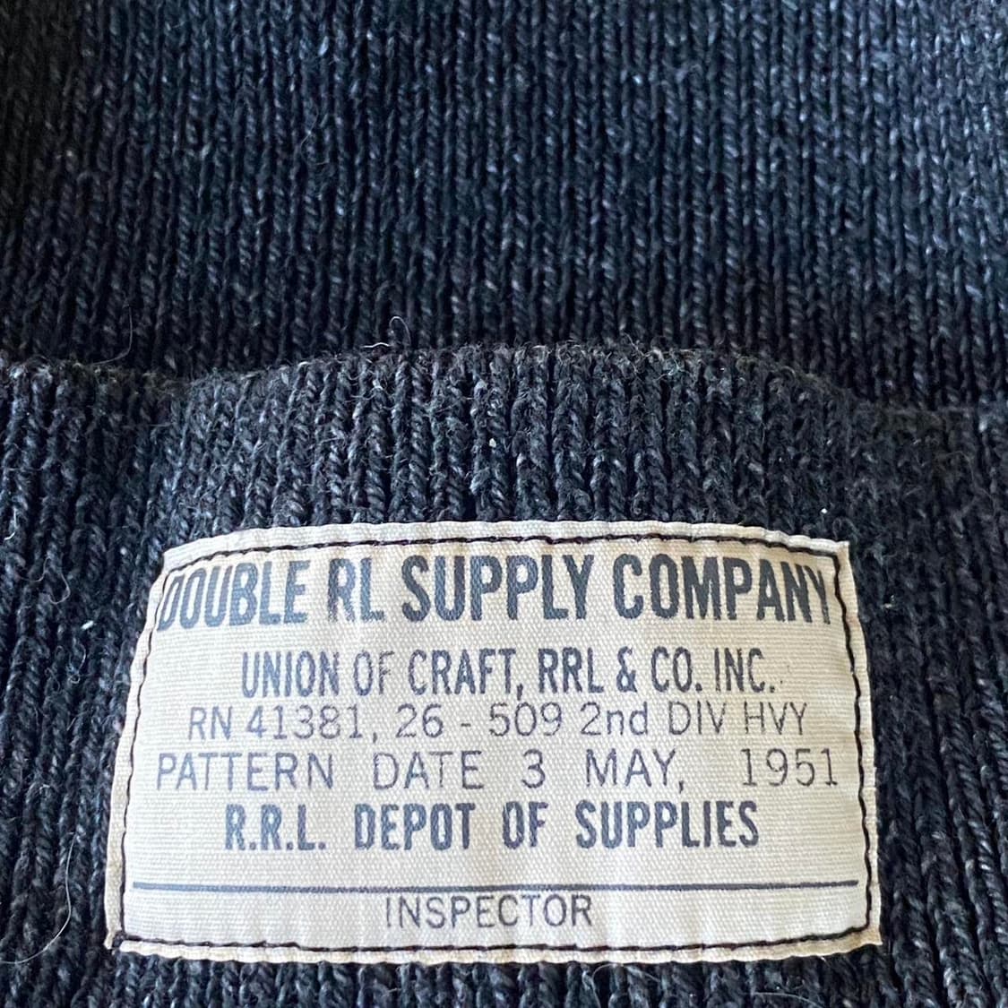 RRL 더블알엘 인디고 다이 코튼 워치 캡 상품이미지2