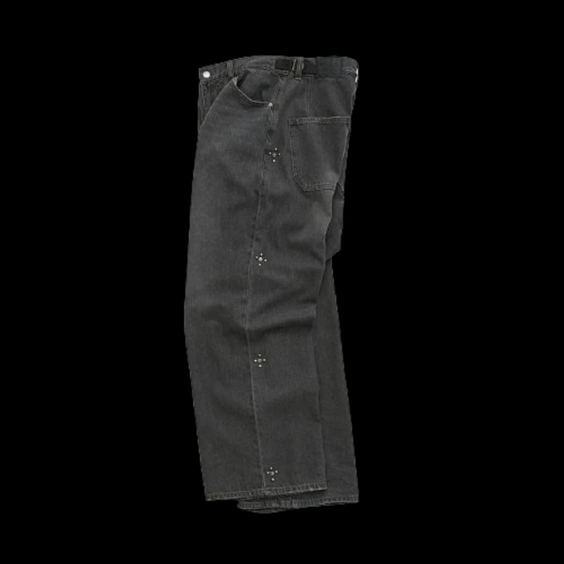 폴리테루 리벳 징시마 워시드블랙 (2) 상품이미지1