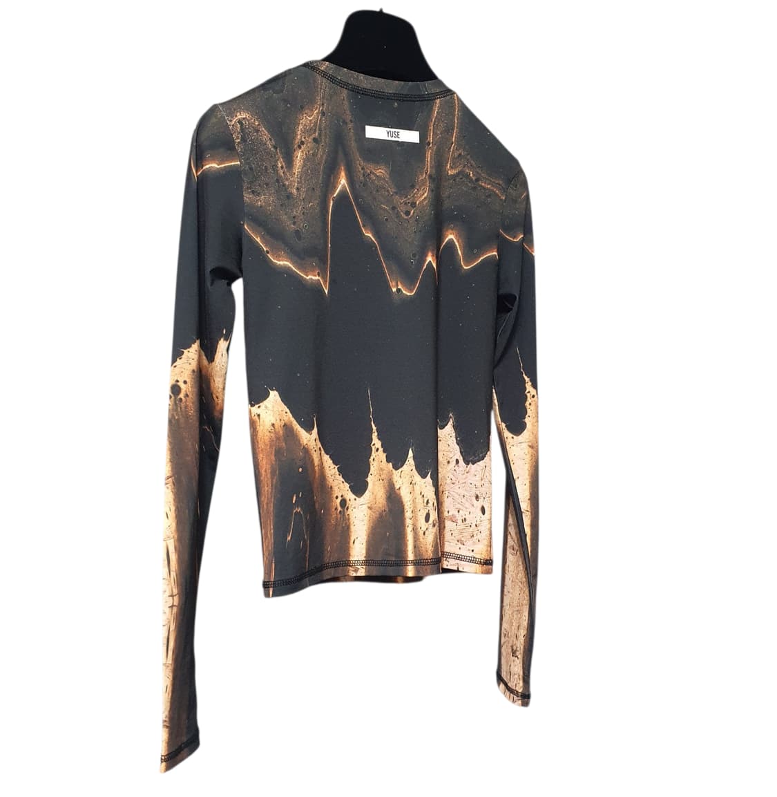 유즈 신축성 피트되는 긴팔티셔츠 사이즈 free or   xs~s 상품이미지2