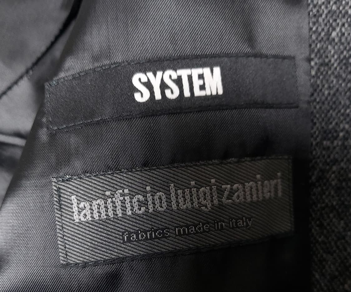 한섬)SYSTEM 남성 헤링본 모100% 블레이저 (105)슬림핏 상품이미지5
