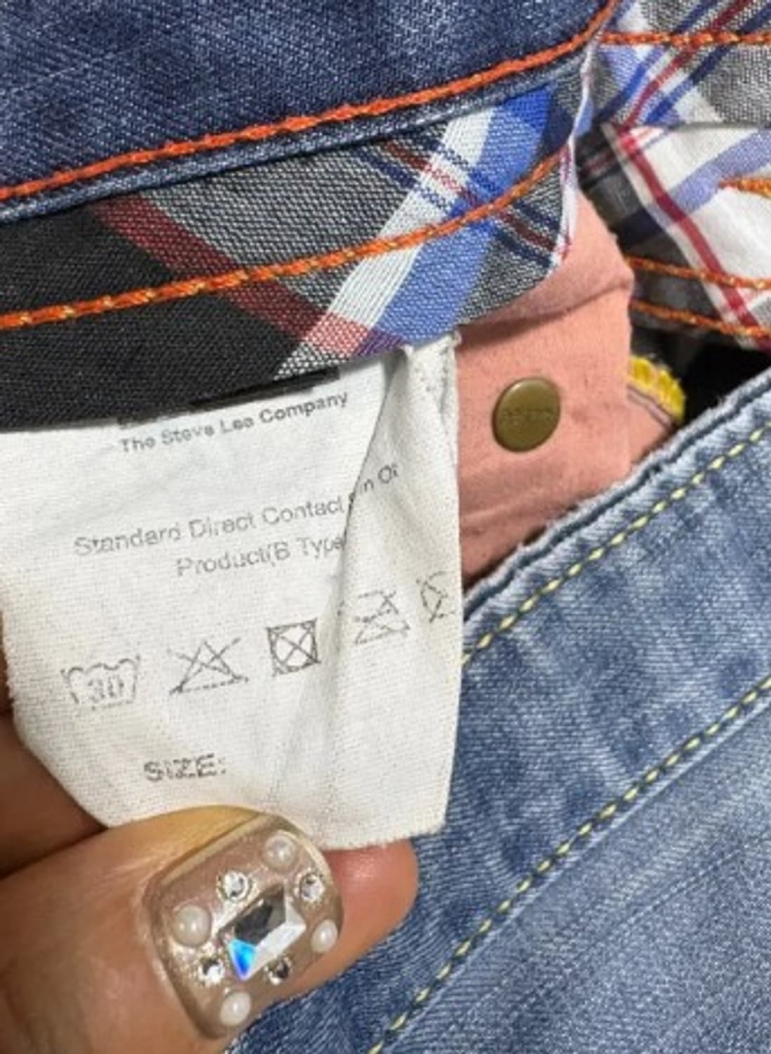 리 LEE 남성 연청반바지 32 상품이미지3