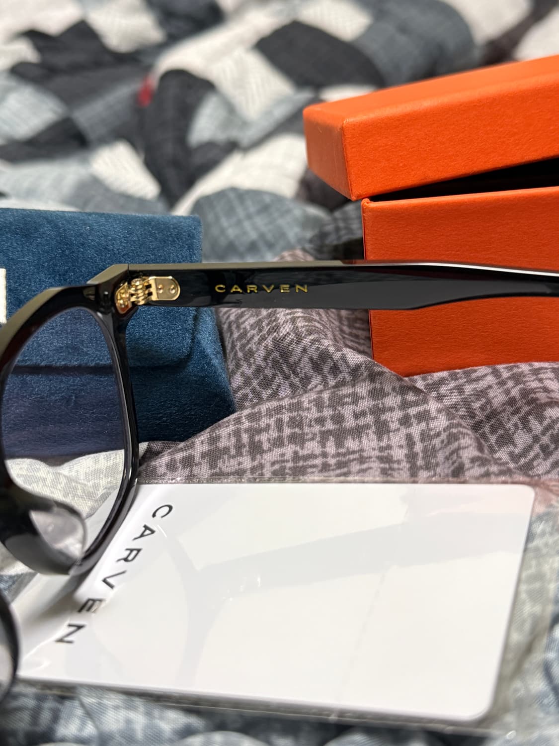 까르뱅 carven ben 뿔테 안경 블랙 판매합니다. 상품이미지2