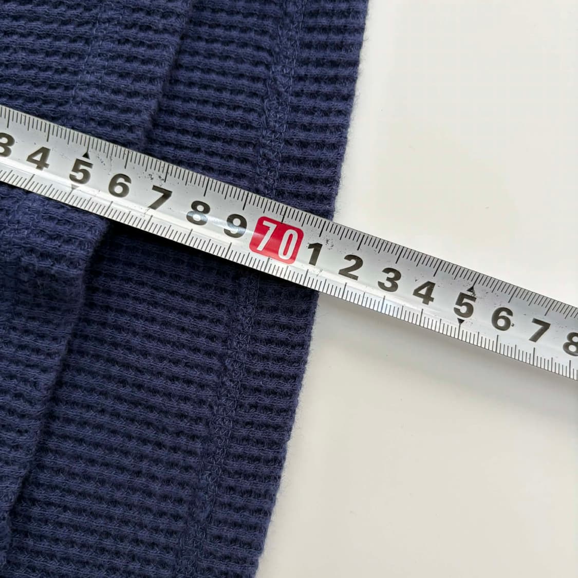 폴로 랄프로렌 네이비 와플 골지 니트 후드티(L) 상품이미지6