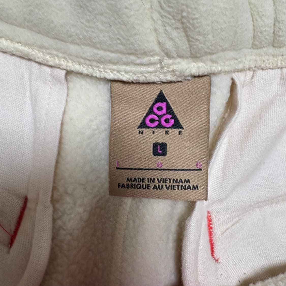 나이키 ACG 쉐르파 플리스 셋업 (라이트 크림) 상품이미지4