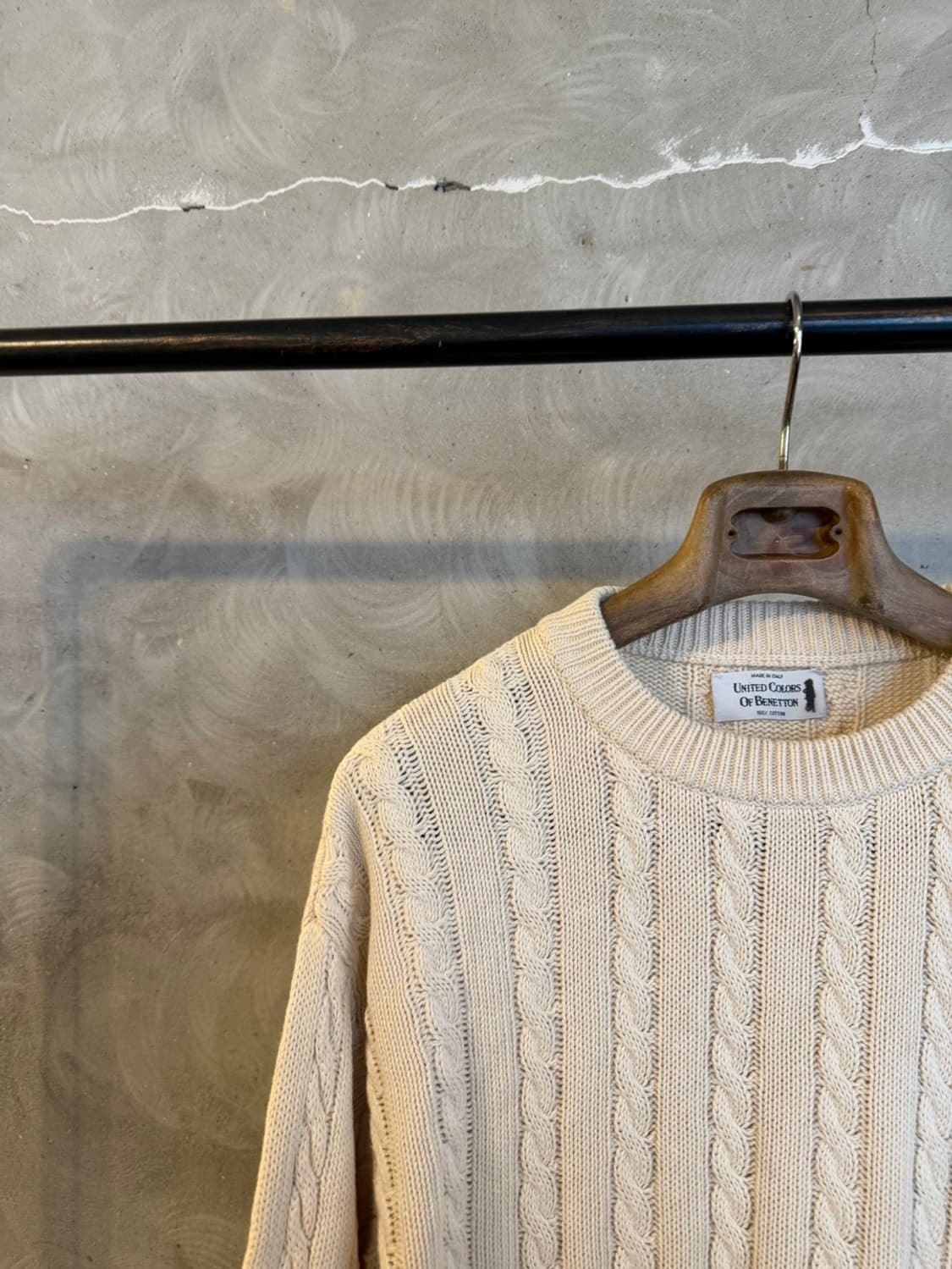 베네통 케이블 니트 105 상품이미지2