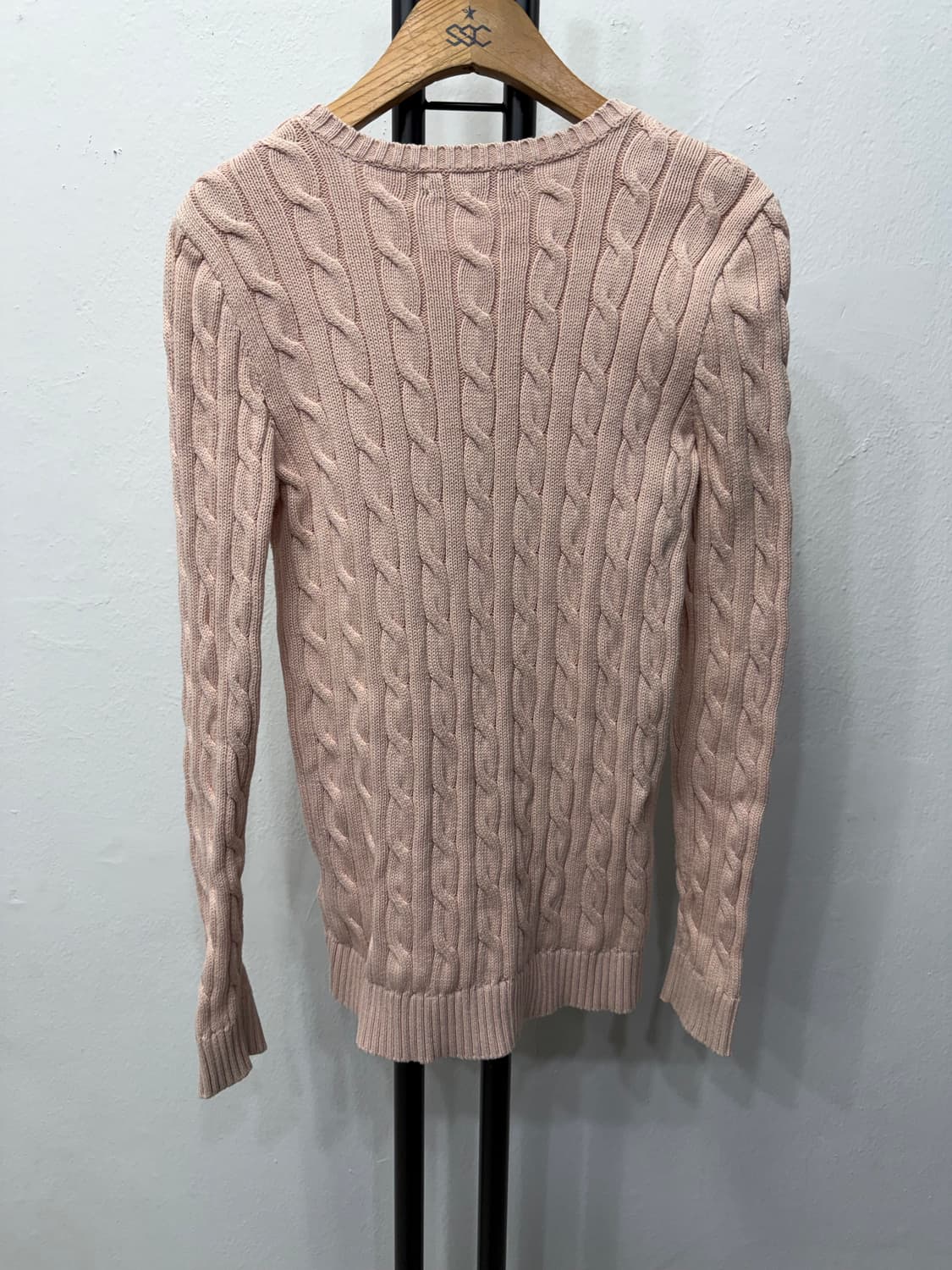 정품) 폴로랄프로렌 여성 자수로고 니트 S 상품이미지4