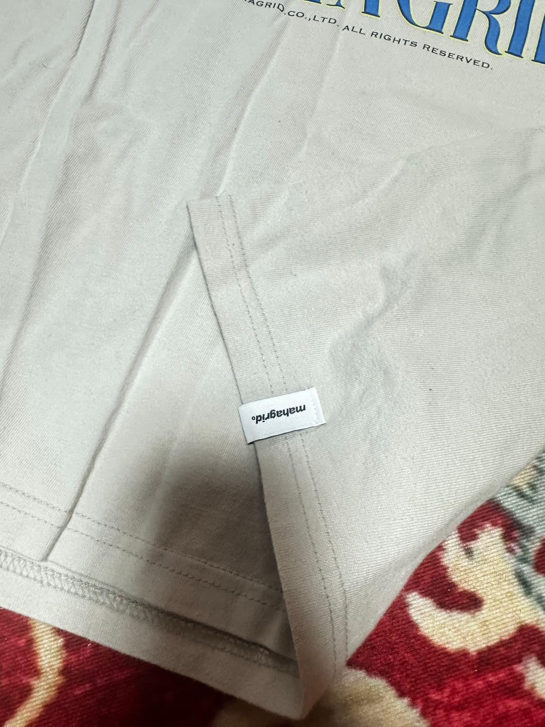 마하그리드 프린팅 반팔 티셔츠 상품이미지3