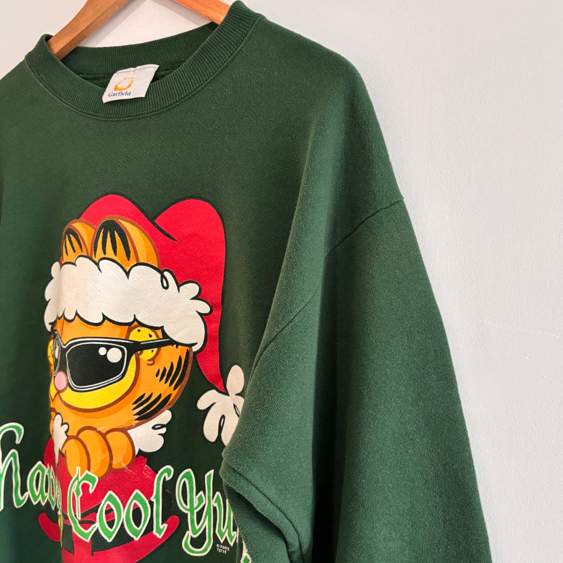 크리스마스 가필드 헤비코튼 스웻 L 상품이미지3