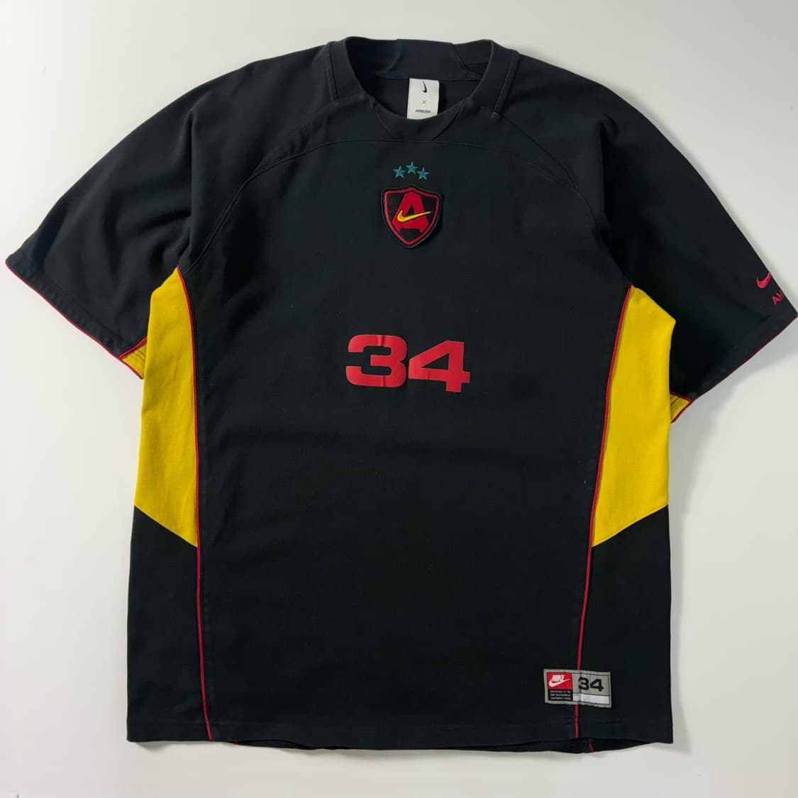 Nike  나이키 x 앰부쉬 져지탑 블랙 반팔 티셔츠  상품이미지1
