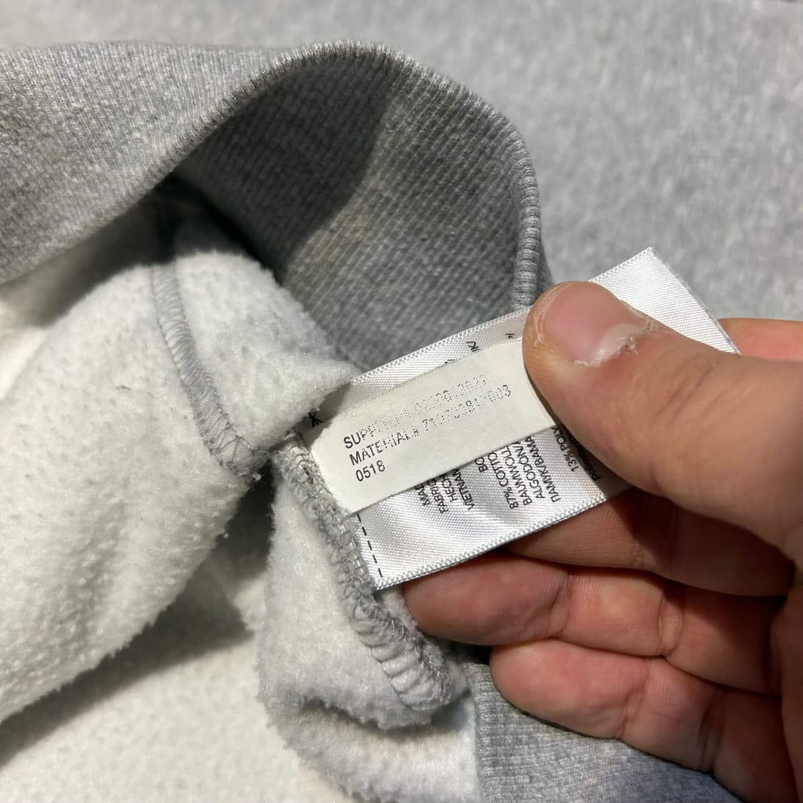 XL) 폴로 랄프로렌 그레이 후드티 기모안감 상품이미지8