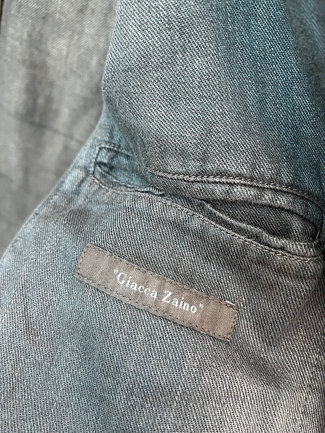 105) 제냐 더티브라운 린넨자켓  상품이미지9