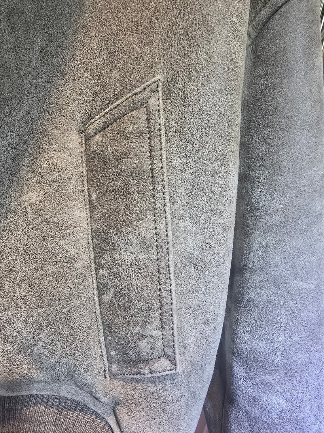 아미 램 시어링 봄버 자켓 M택포 상품이미지8