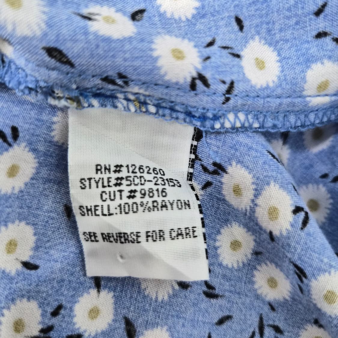 Velvet Heart 블루 플라워 패턴 셔츠 블라우스 상품이미지10