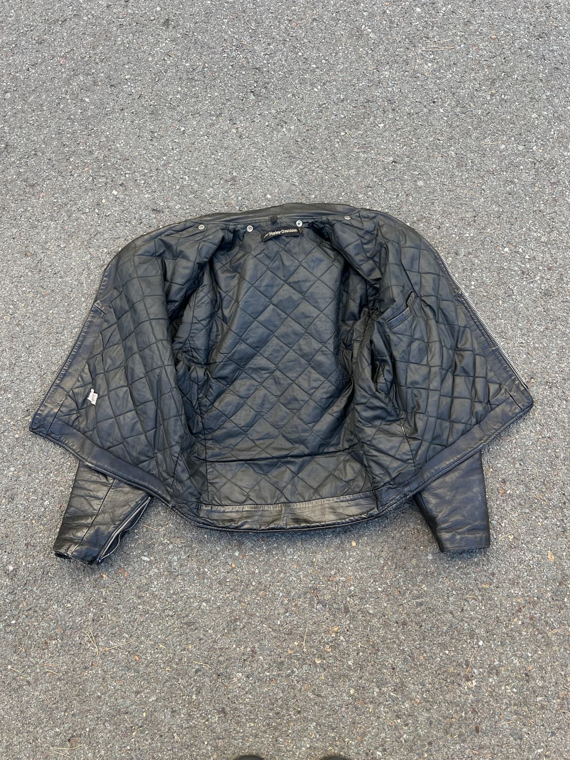 [XXL] 70s 빈티지 할리데이비슨 더블 라이더 자켓 상품이미지9