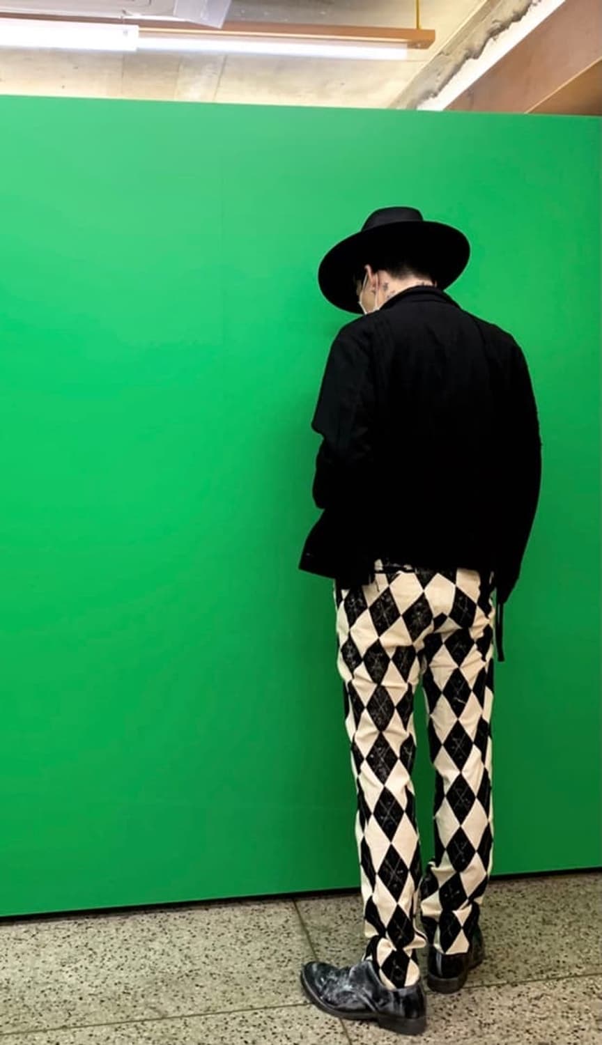 Masu 아가일 패턴 팬츠 상품이미지2