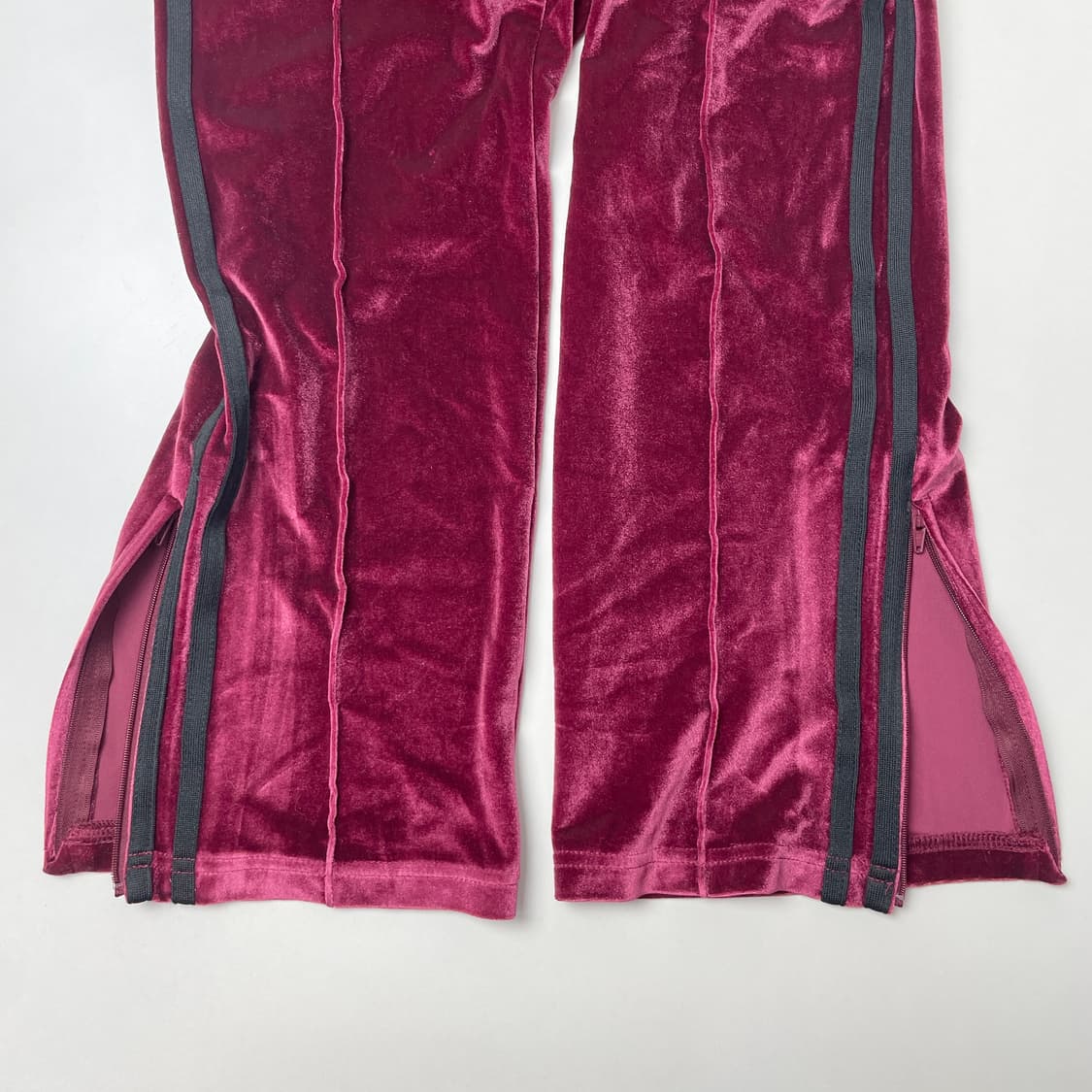 [중고] 널디 벨루아 벨벳 트랙 바지 버건디 M 상품이미지4