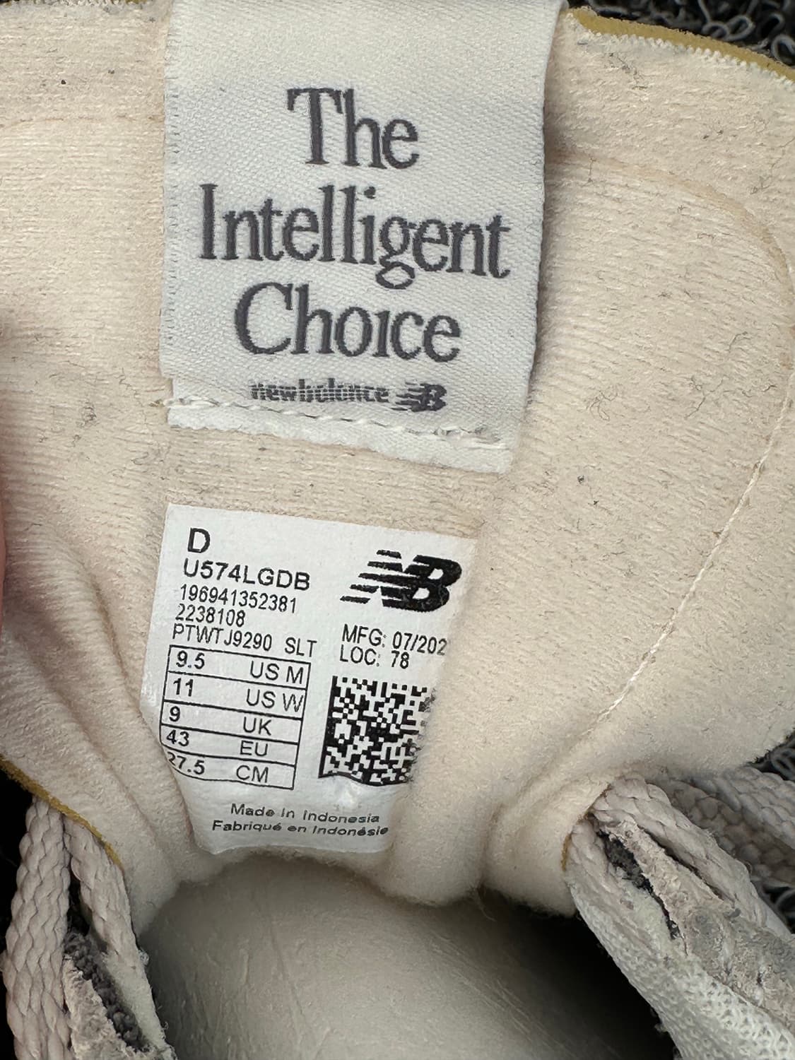 뉴발란스 574 회색 운동화 275mm 상품이미지7