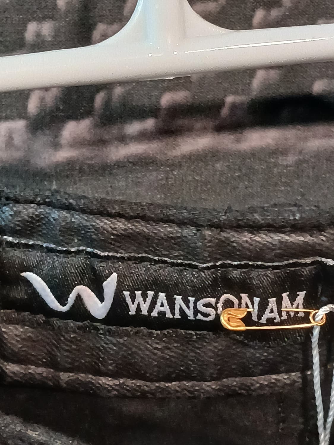 흑청 코팅 데님 팬츠 상품이미지3