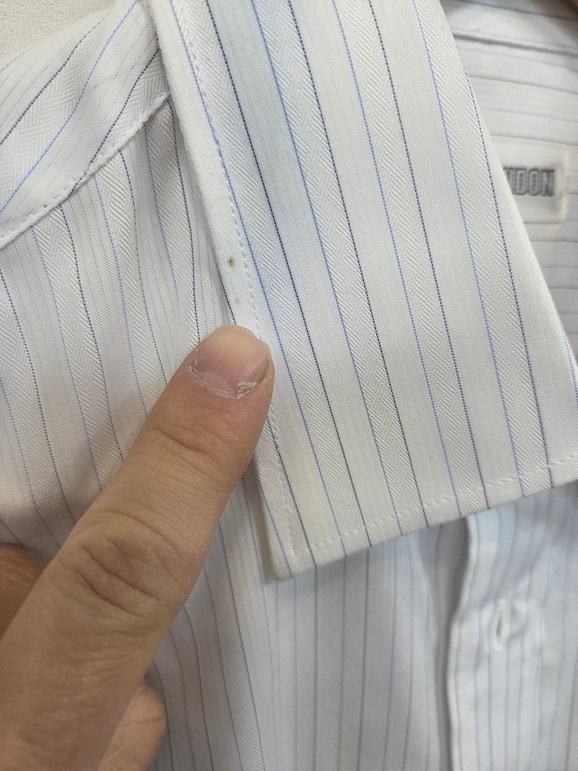 미치코런던 레이온 스트라이프 셔츠긴팔 L 상품이미지8