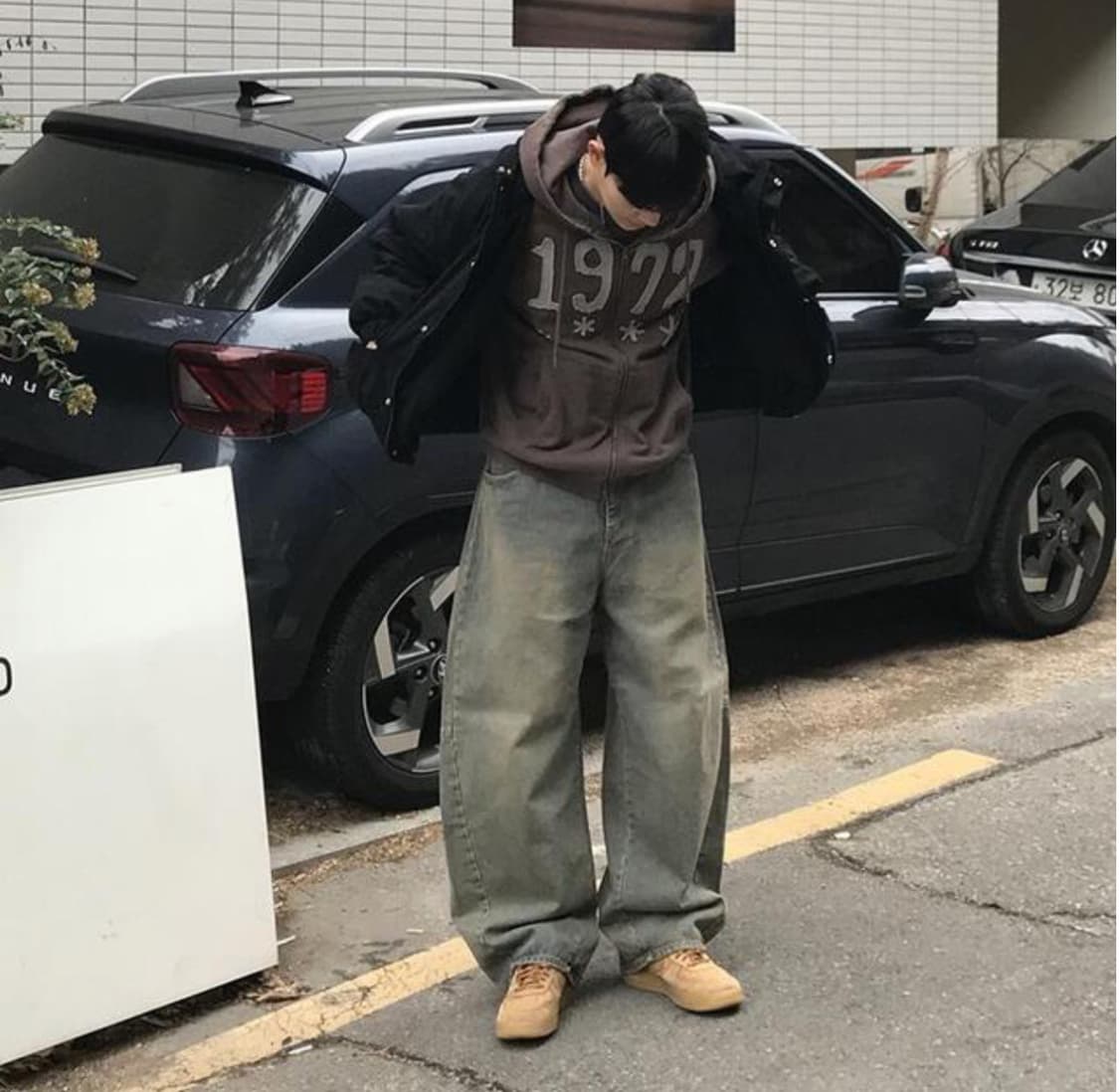 빈티지 커브드 팬츠 상품이미지2