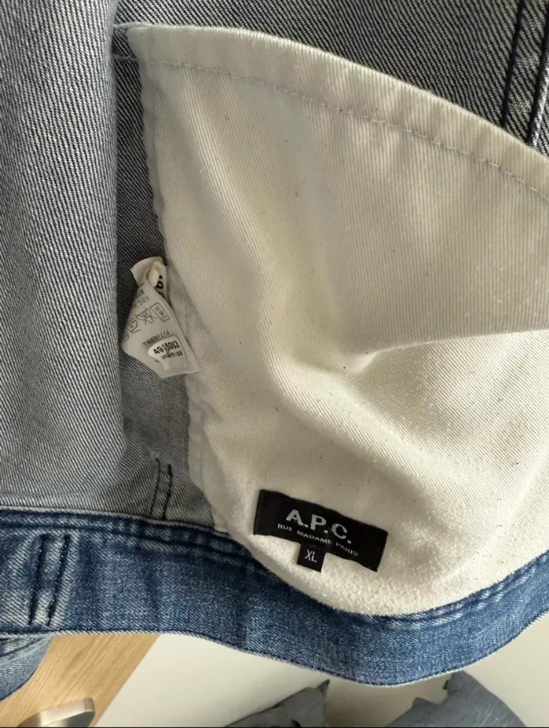 (XL) APC 아페쎄 데님자켓 청자켓 상품이미지2