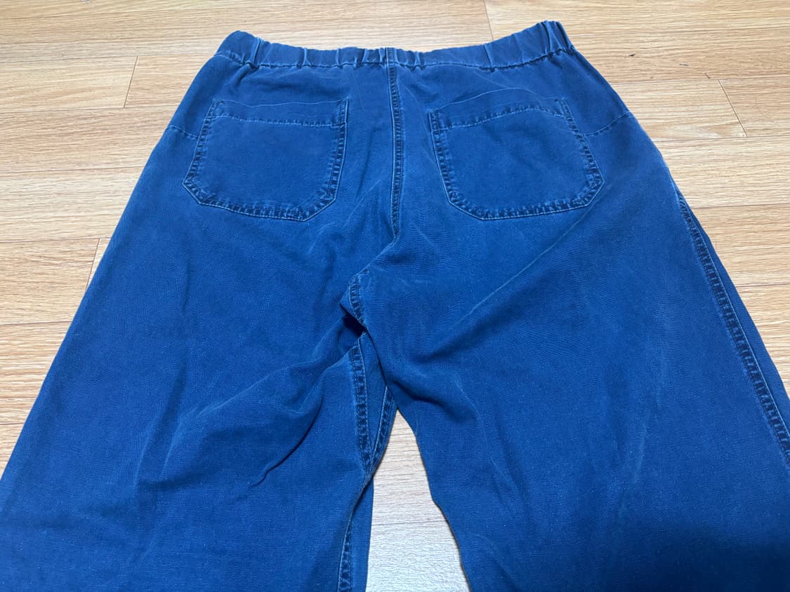 아페쎄 네이비색 허리밴딩 여름데님 상품이미지2