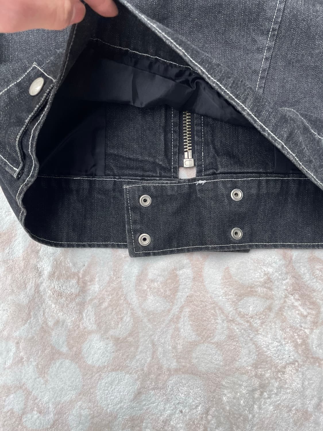 블랙 모토사이클 데님 자켓 상품이미지8