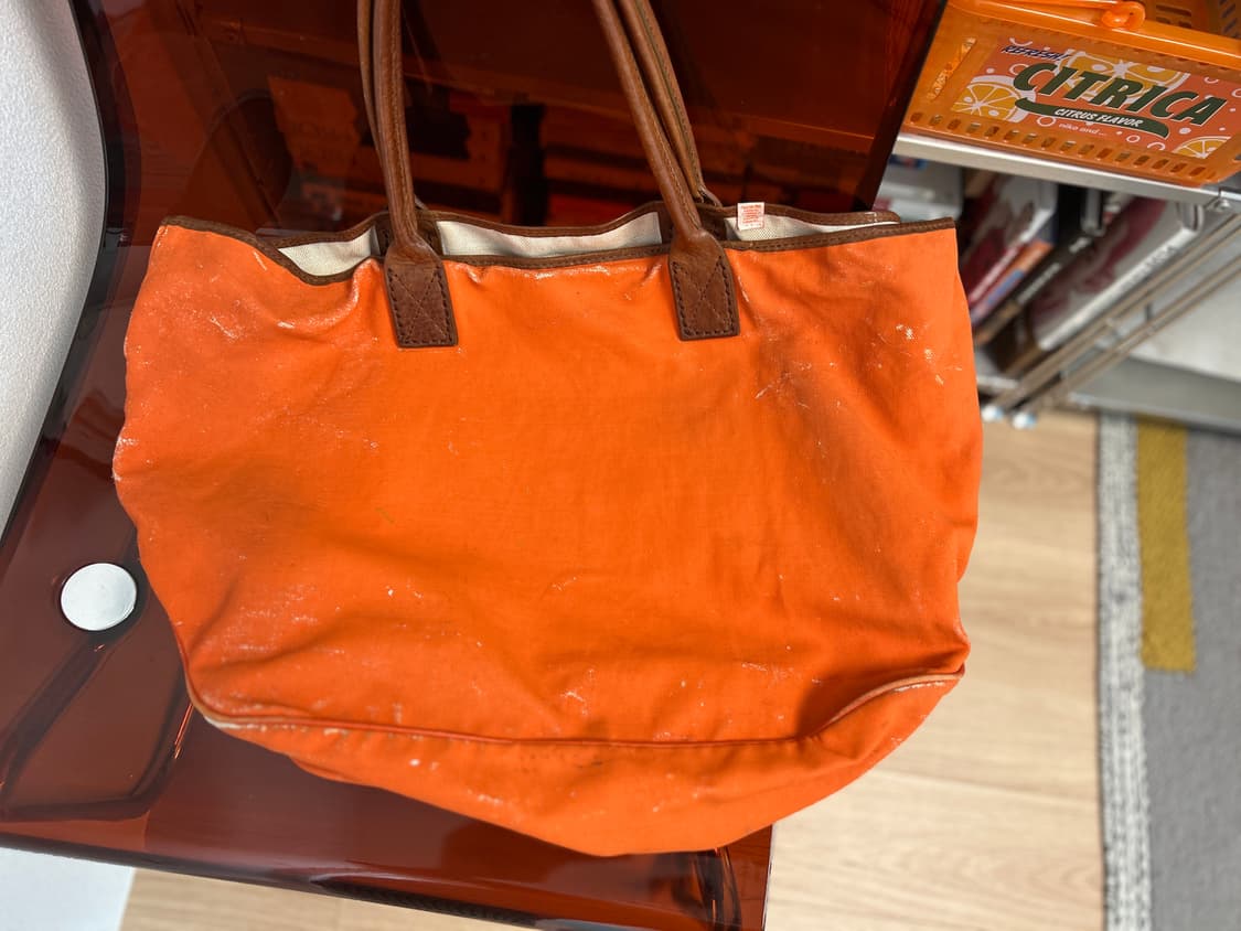 VISVIM 올드비즈빔 오렌지 호머 캔버스 토트백 상품이미지3